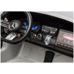 Elektrické autíčko Mercedes GT63 AMG - LCD, svetlosivé